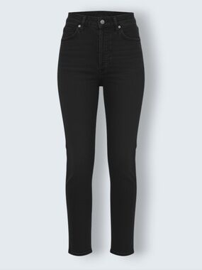 AGOLDE Nico High Rise Slim Ankle Jeans Black "Spirit" Wash Size 26